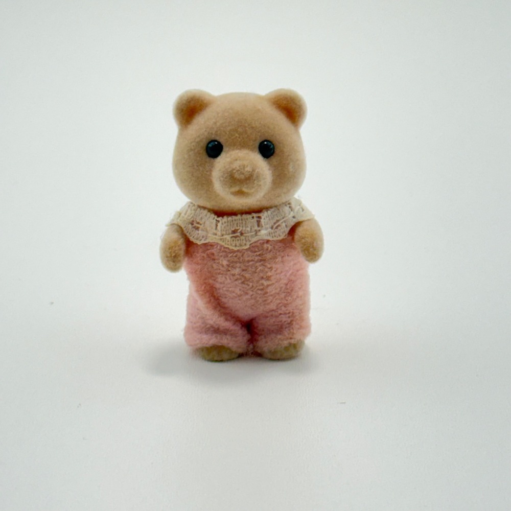 Vintage Sylvanian Families Calico Critters Huntington Honey Bear Baby Figure